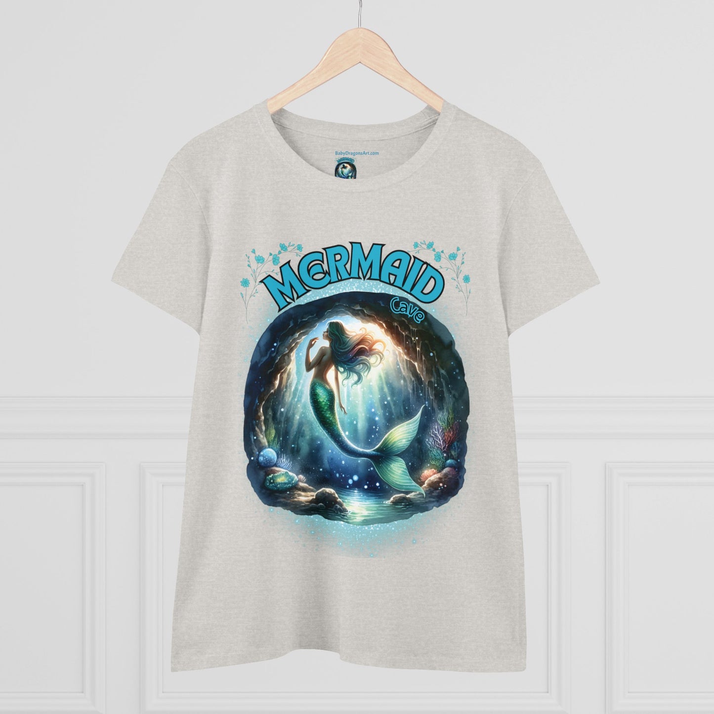 Mermaid Cave Women's Midweight Cotton Tee