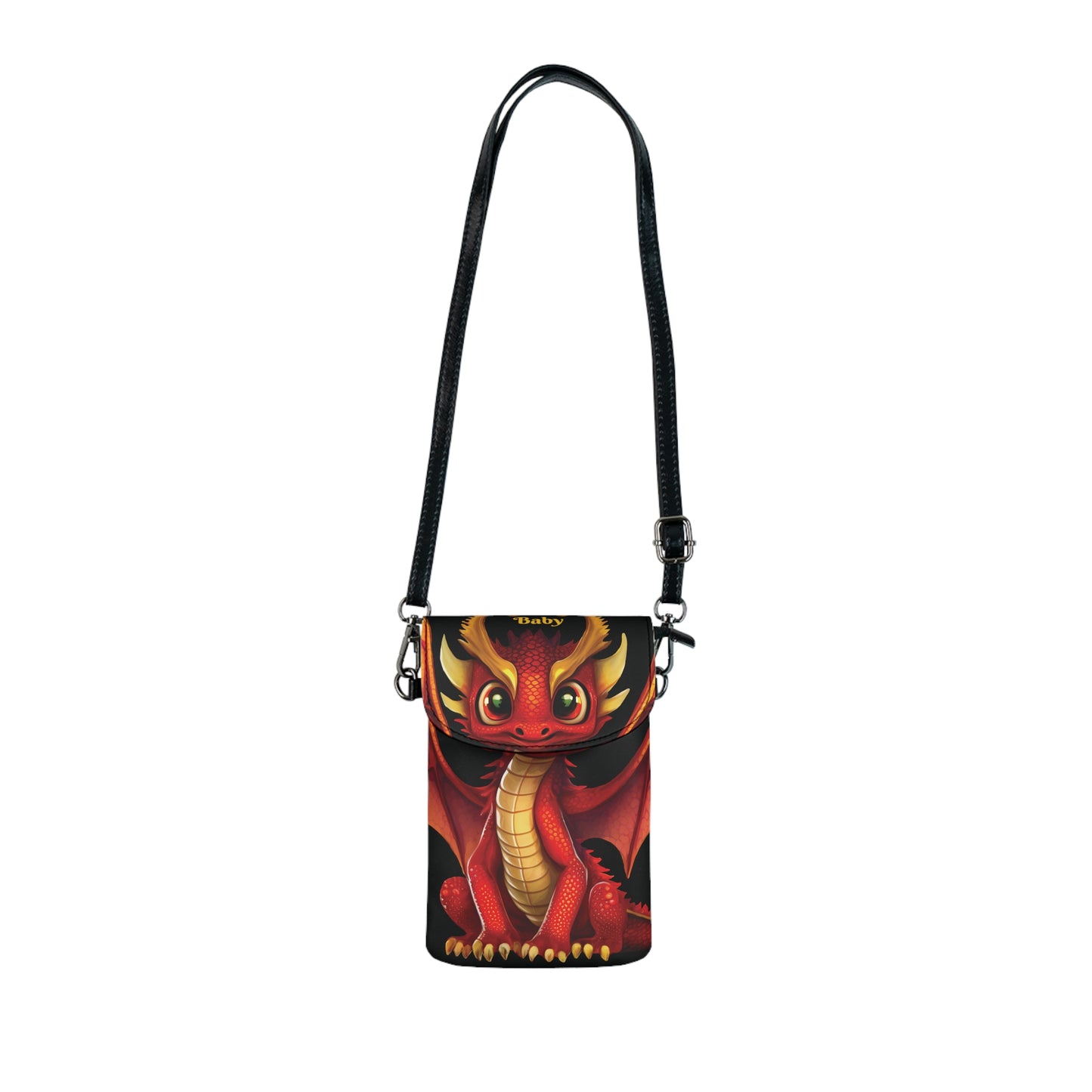 Naughty Fire Dragons Small Cell Phone Wallet - Perfect Gift For Teens & Spicy (fun) People