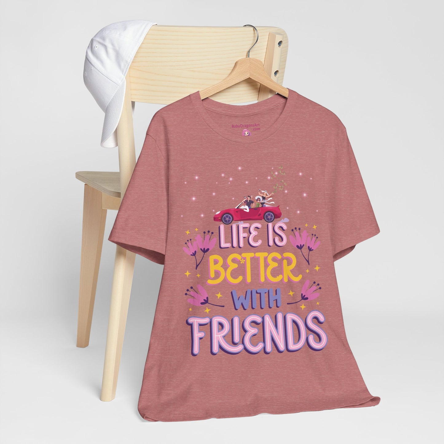 Life IS Better With Friends With Cash Jersey Short Sleeve Tee - Perfect Gift - Friends With Cash