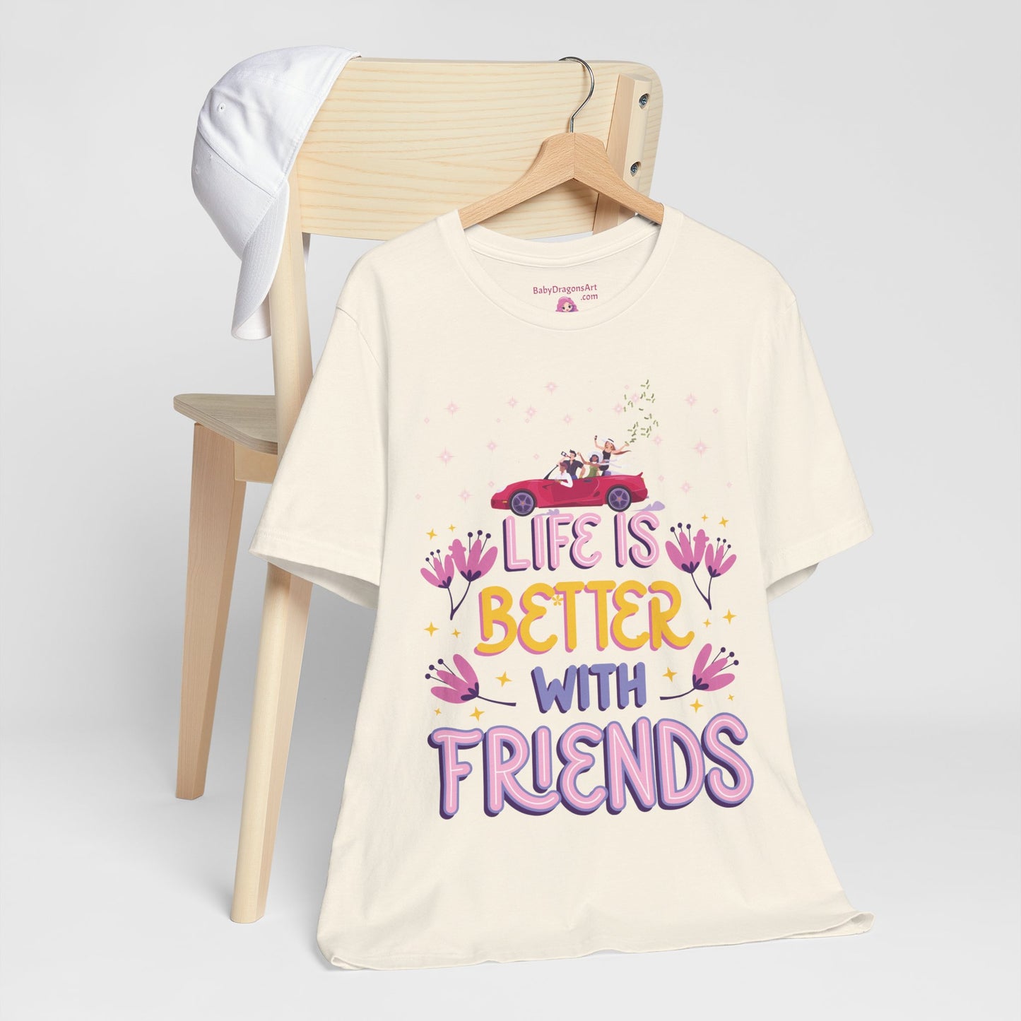 Life IS Better With Friends With Cash Jersey Short Sleeve Tee - Perfect Gift - Friends With Cash