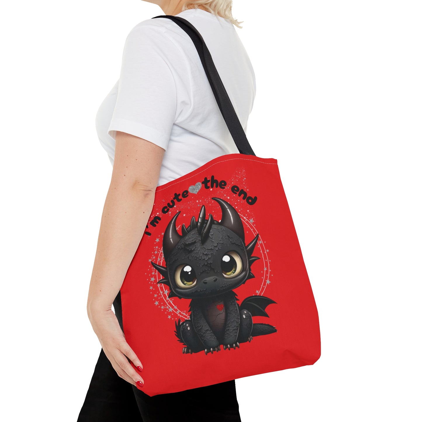 I'm Cute - The End Tote Bag - Perfect Gift For Baby Dragon Lovers